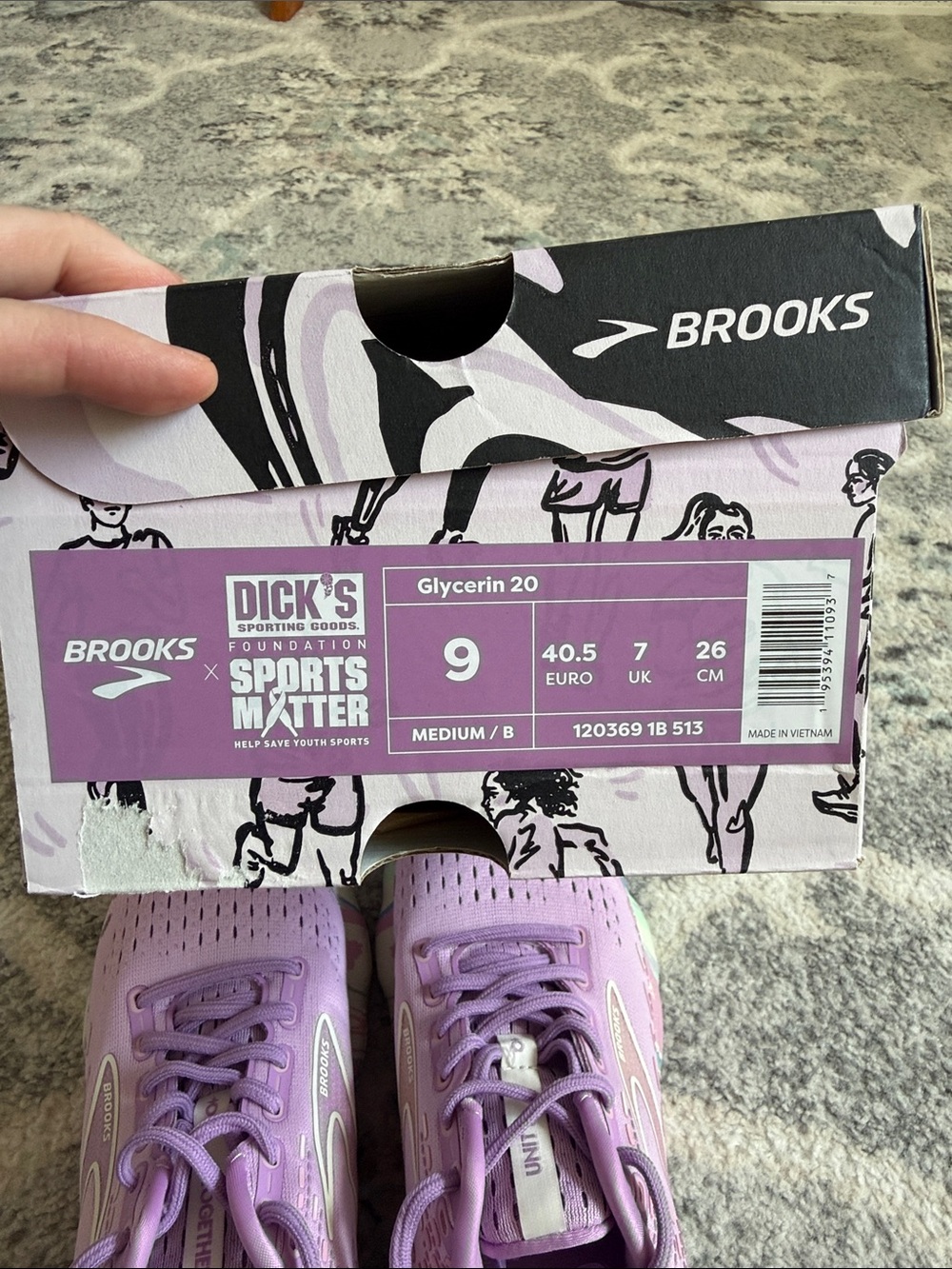 Brooks Glycerin 20 Sneakers Size 9 - Picture 10 of 10